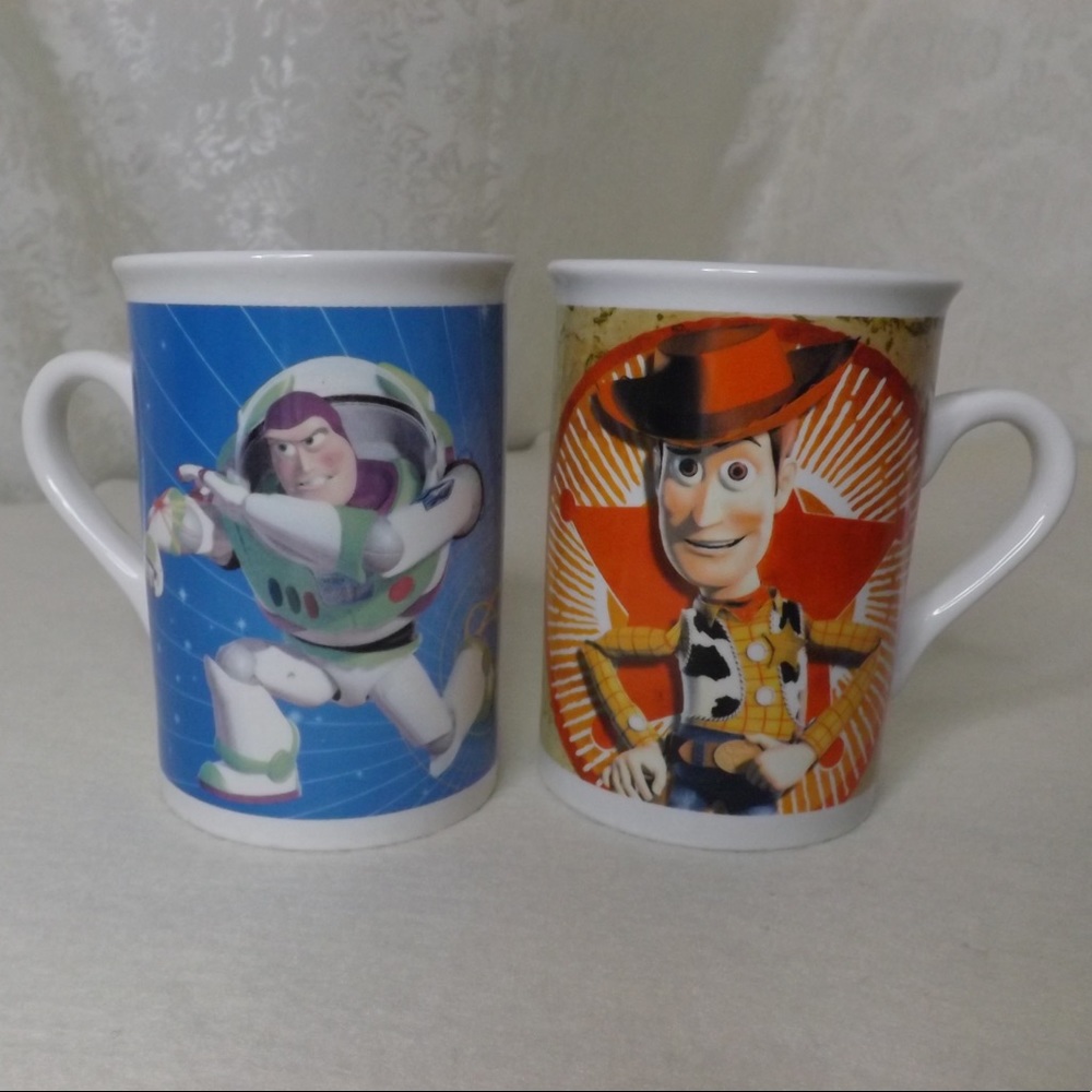 Buzz Lightyear & Woody Mugs- 2010 - Picture 1 of 4